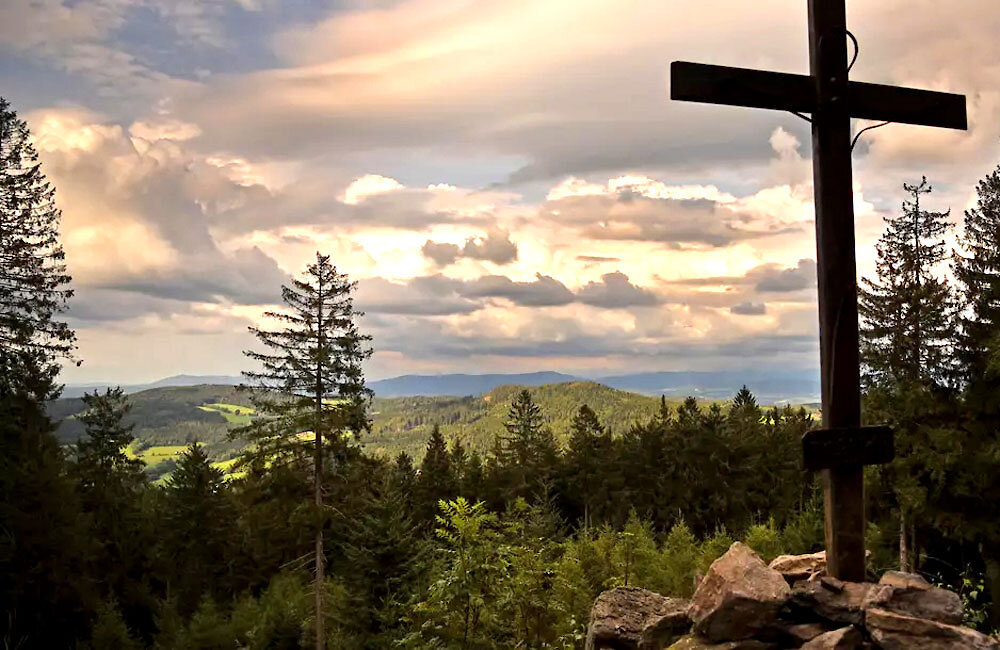 Wandern am Felsenwanderweg in Elisabethszell, Bayerischer Wald